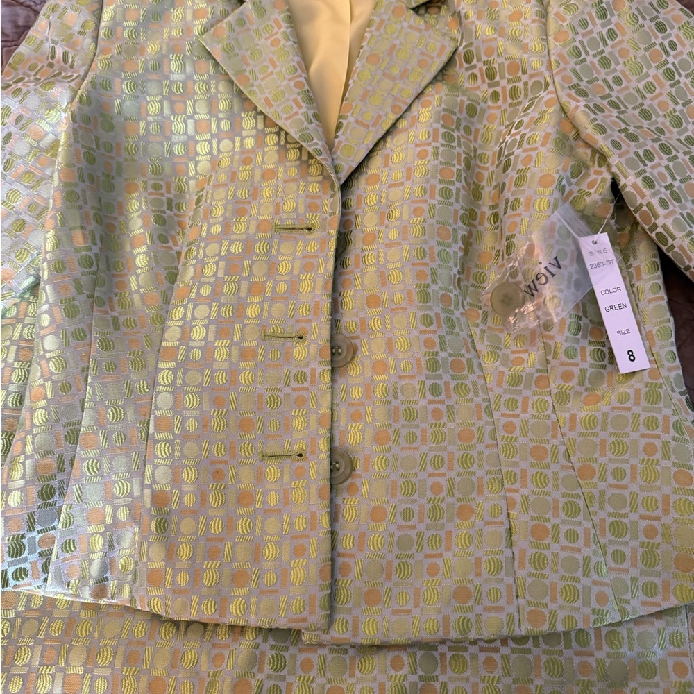Elegant Green and Orange Suit by View Suits